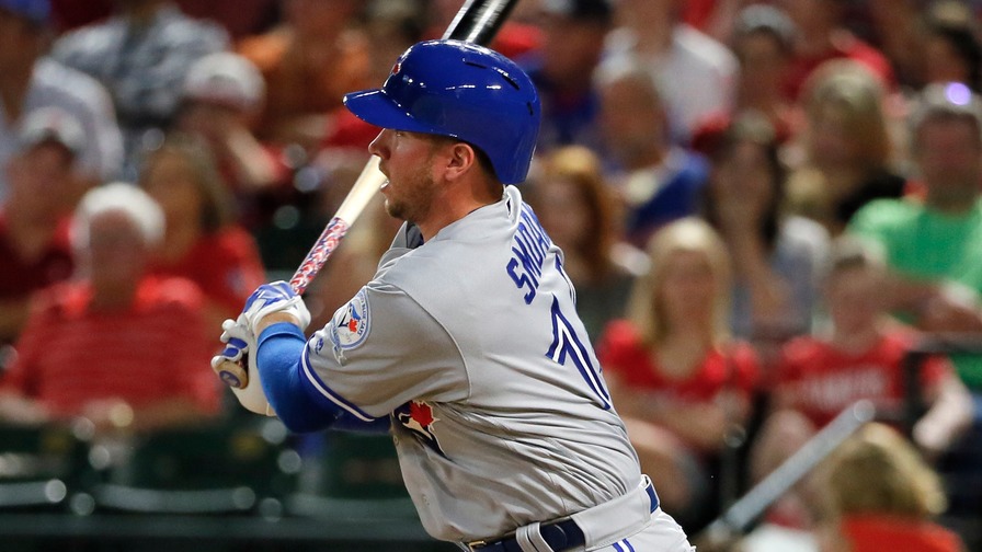 Ervin Santana has struggled to retire left-handed batters the past two years, and that puts Justin Smoak in position to continue his hot start to the season.