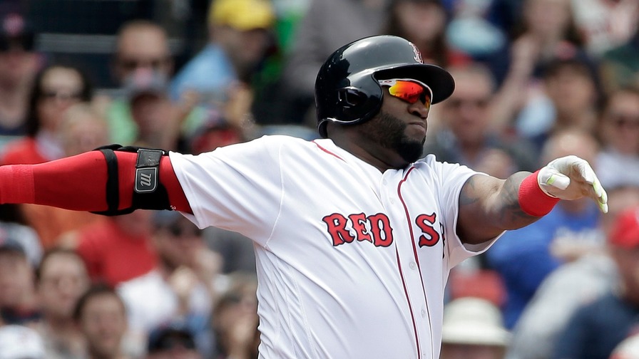 David Ortiz fell a triple short of the cycle Sunday as part of a four-hit day. Who joined him in our perfect MLB DFS lineups?