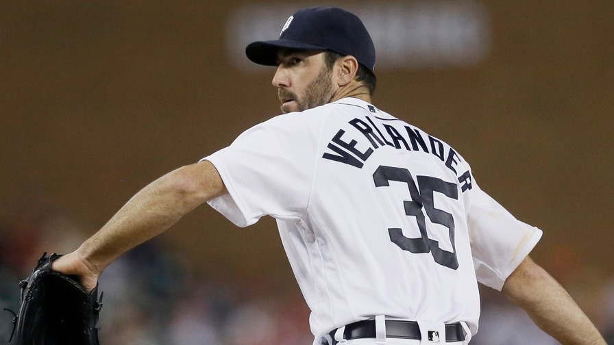 Justin Verlander turned back the clock by striking out 10 batters in an eight-inning victory. Who joined him in our perfect MLB DFS lineups?