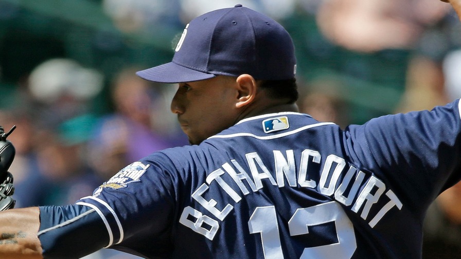 Christian Bethancourt, a Catcher, Threw Some Filthy Pitches Yesterday