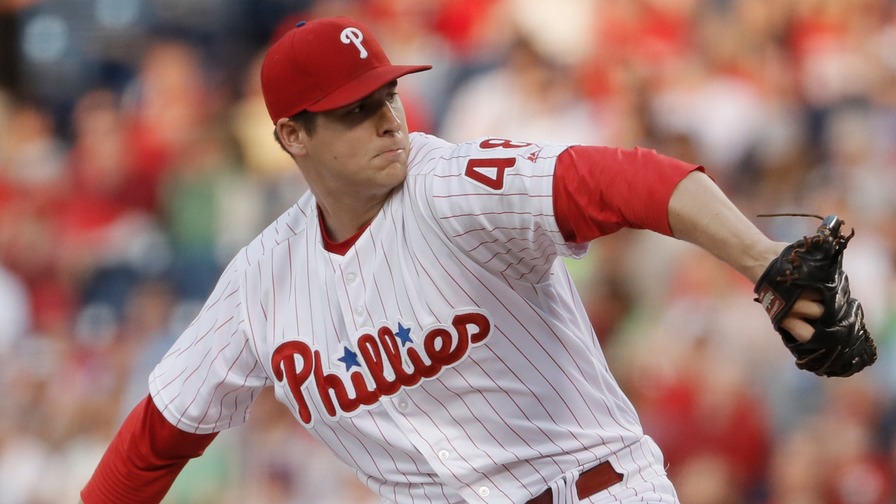 Jerad Eickhoff held down the Chicago Cubs' potent lineup for seven innings Tuesday on his way to landing in our perfect MLB DFS lineups.