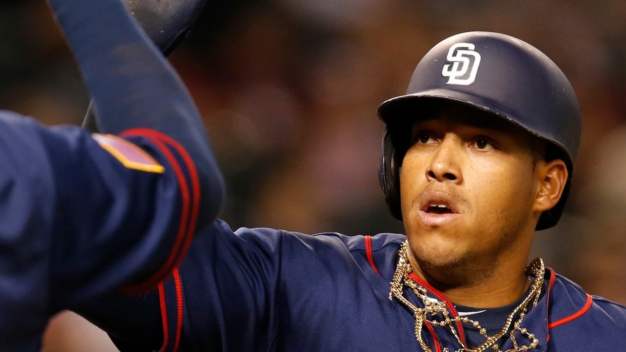 Yangervis Solarte went 3-for-5 with a bomb to lead all hitters with 44.9 FanDuel points, landing himself in our perfect MLB DFS lineups. Who joined him?